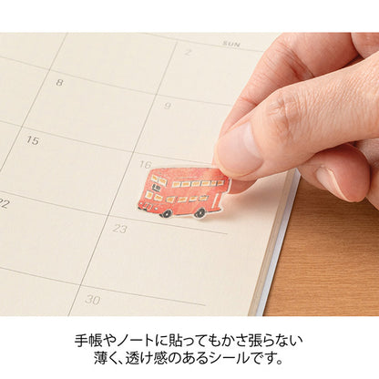 ミドリ 手帳用シール (旅行)