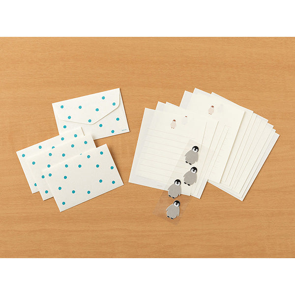 ミドリ ミニレターセット シール付き（動物）