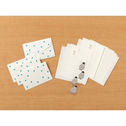 ミドリ ミニレターセット シール付き（動物）