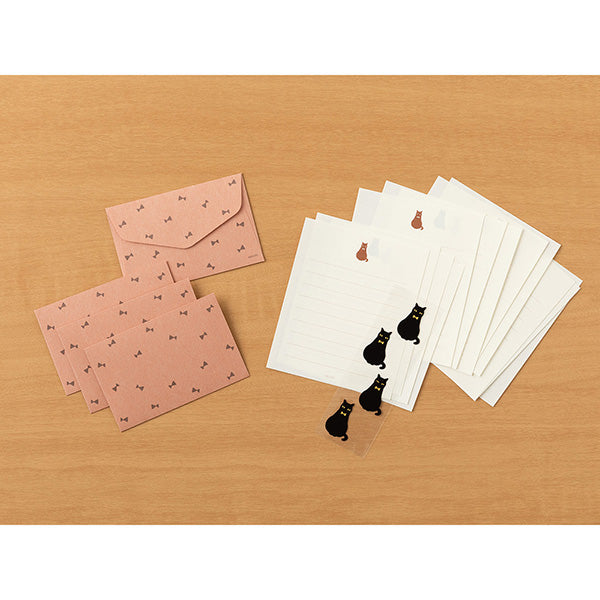 ミドリ ミニレターセット シール付き（動物）