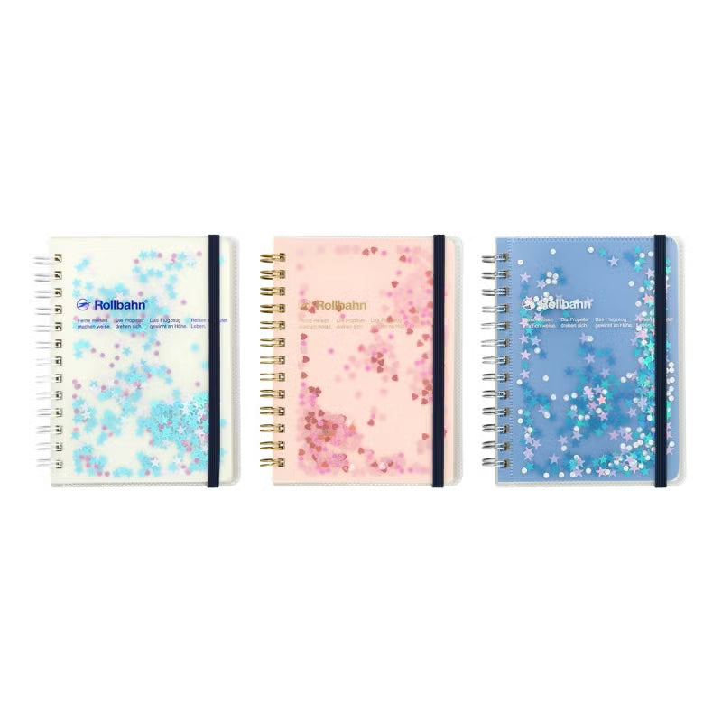 ロルバーン ポケット付メモ グリッター M