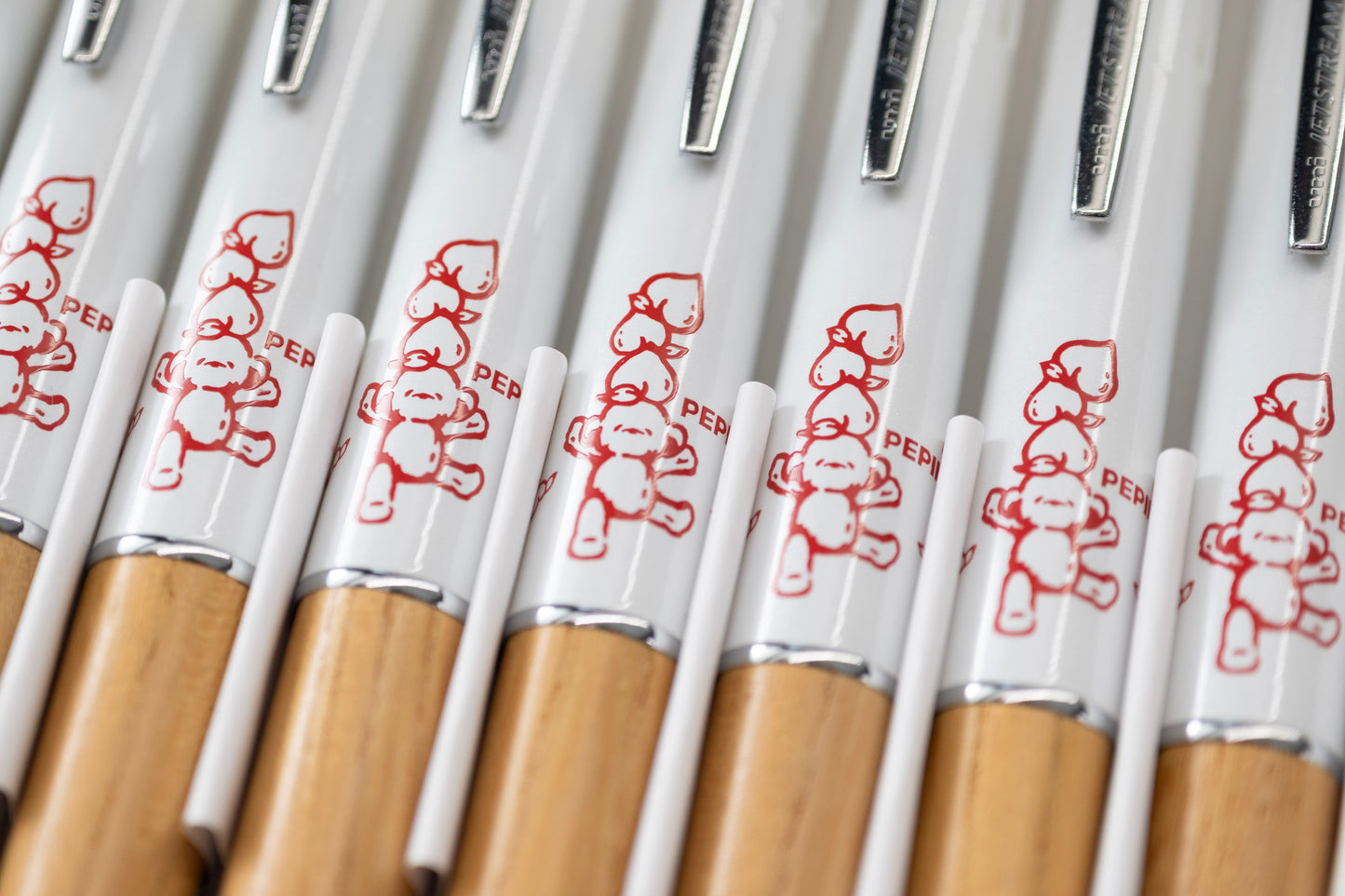 【限定】ジェットストリーム 木軸BP 「Hello!momo」 【PEPIN×Pentonote】