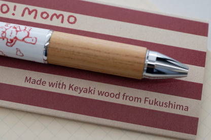 【限定】ジェットストリーム 木軸BP 「Hello!momo」 【PEPIN×Pentonote】