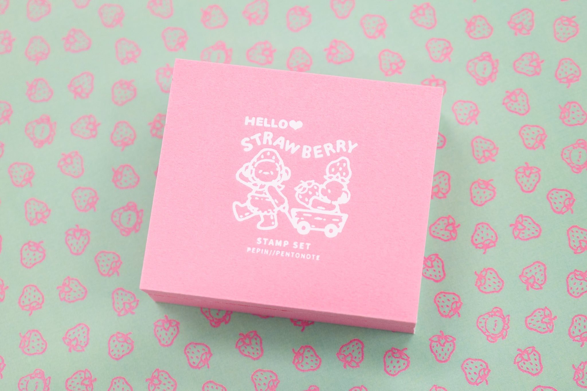 🍓HELLO STRAWBERRY Stamp Set – 文化堂 │ Pentonote