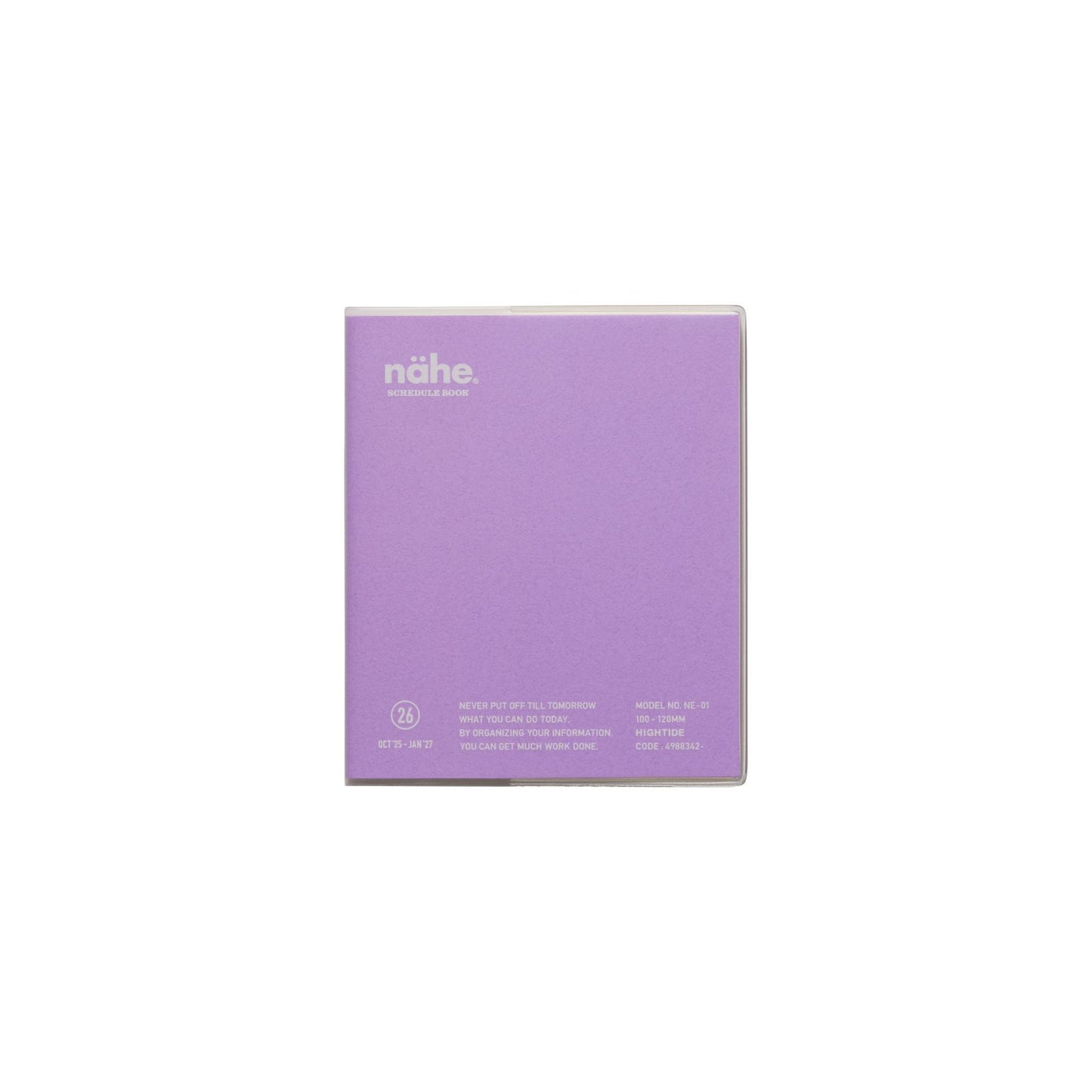 【2026年版】 ダイアリー ネーエ 10月始まり スクエア マンスリー