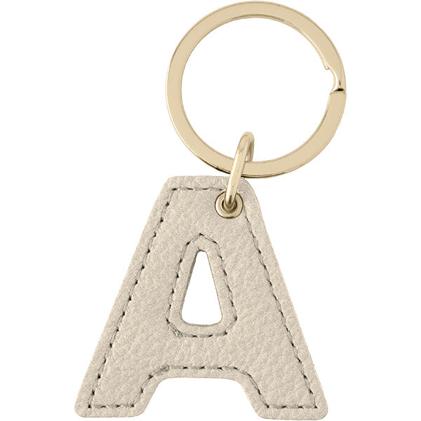 アルファベット キーホルダー (ゴールド)