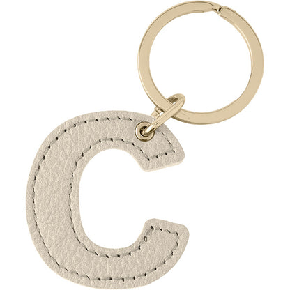 アルファベット キーホルダー (ゴールド)