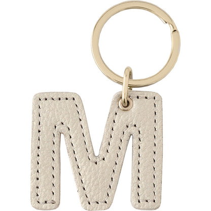 アルファベット キーホルダー (ゴールド)