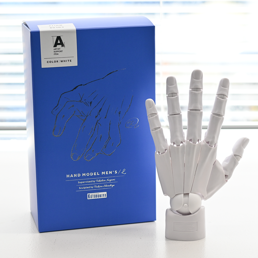 KOTOBUKIYA ハンドモデル MEN'S ホワイト 【左手】