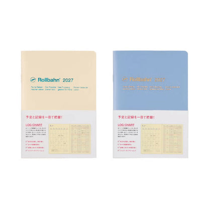 【2027年版】ロルバーンノートダイアリー ログチャート クリア B6 月間｜10月始まり
