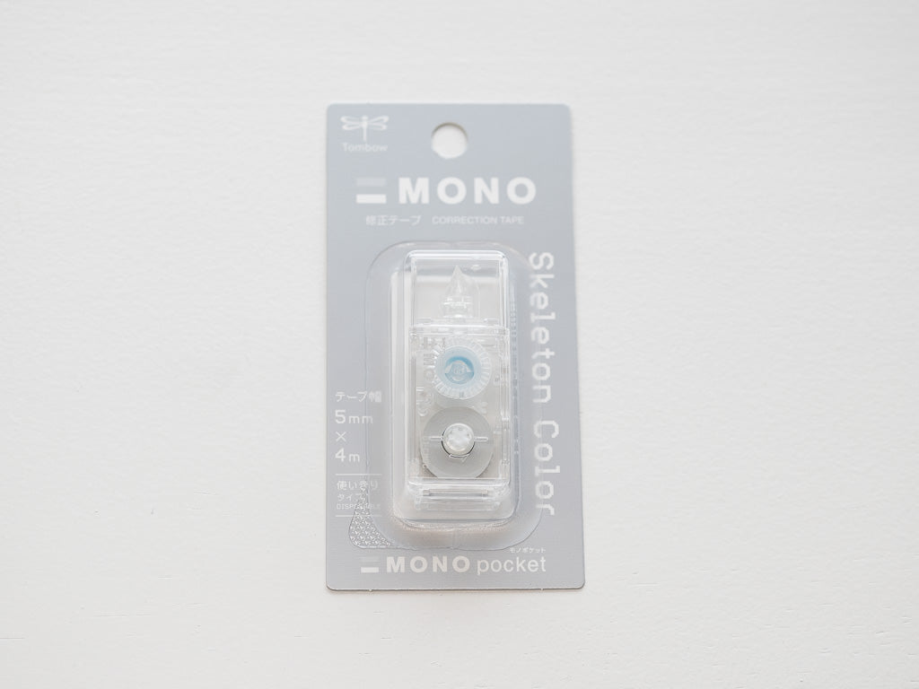 限定】 MONO pocket モノポケット スケルトンカラー 修正テープ