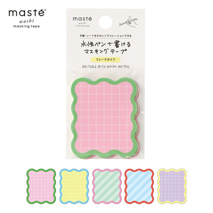 マークス 水性ペンで書けるマスキングテープ フレーク
