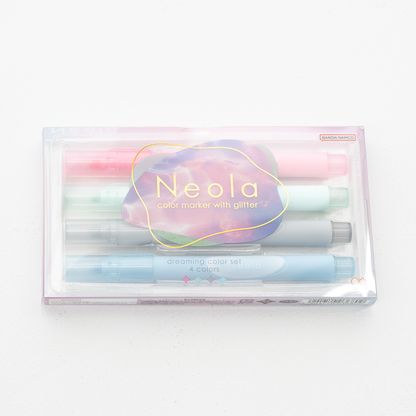 ラメマーカー ネオラ 4本セット