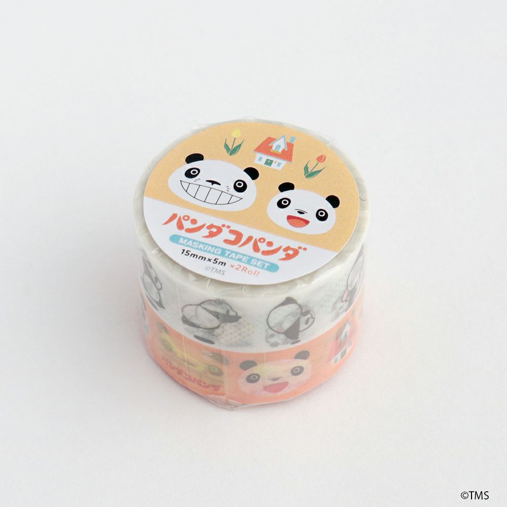 POPUP_パンダコパンダ マスキングテープ 2個セット（おやこ）