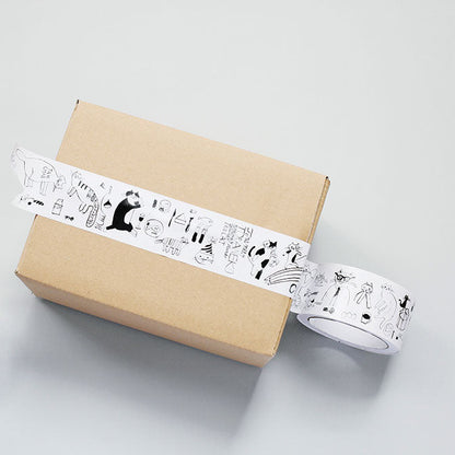 トラネコボンボン クラフト粘着テープ