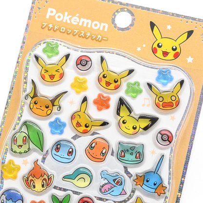 ポケモン プチドロップステッカー