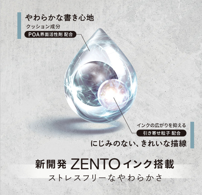 ユニボール ZENTO フローモデル 3色 – 文化堂 │ Pentonote