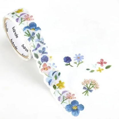 bande 刺繍の森に咲く小花