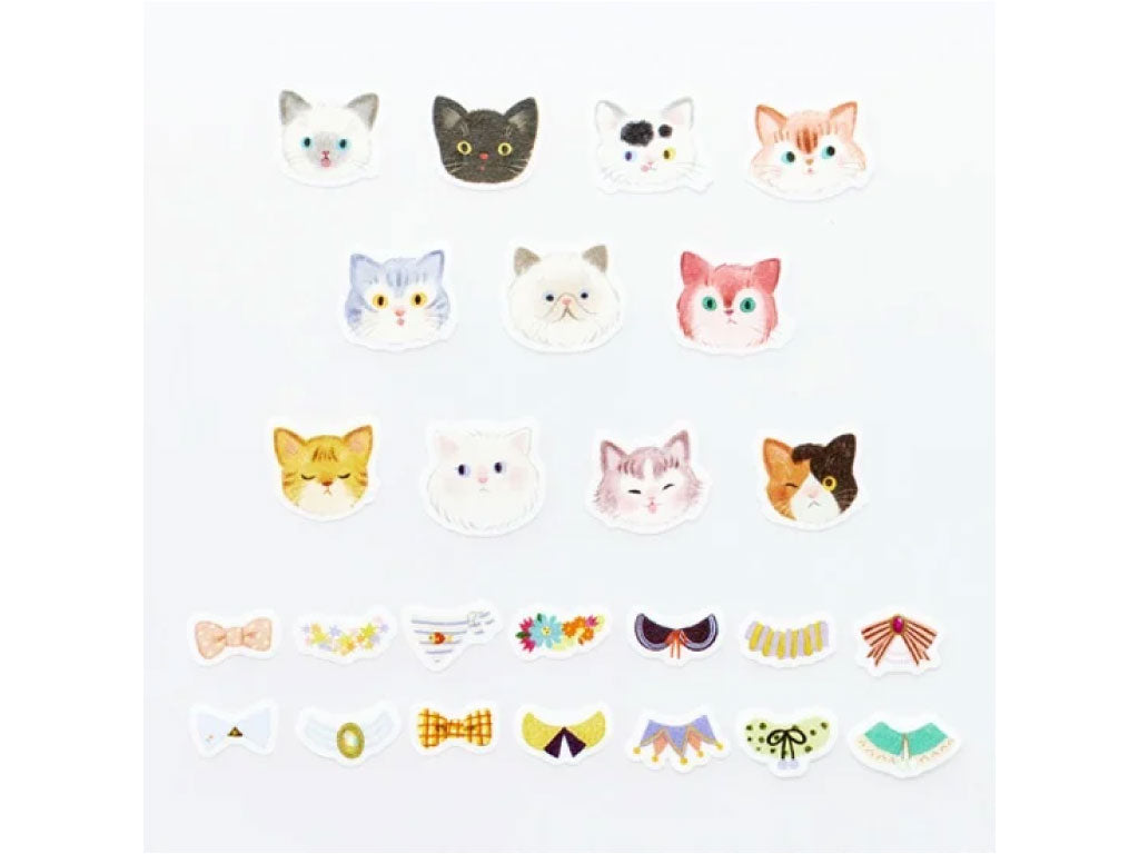 bande マスキングロールステッカー おきがえねこ