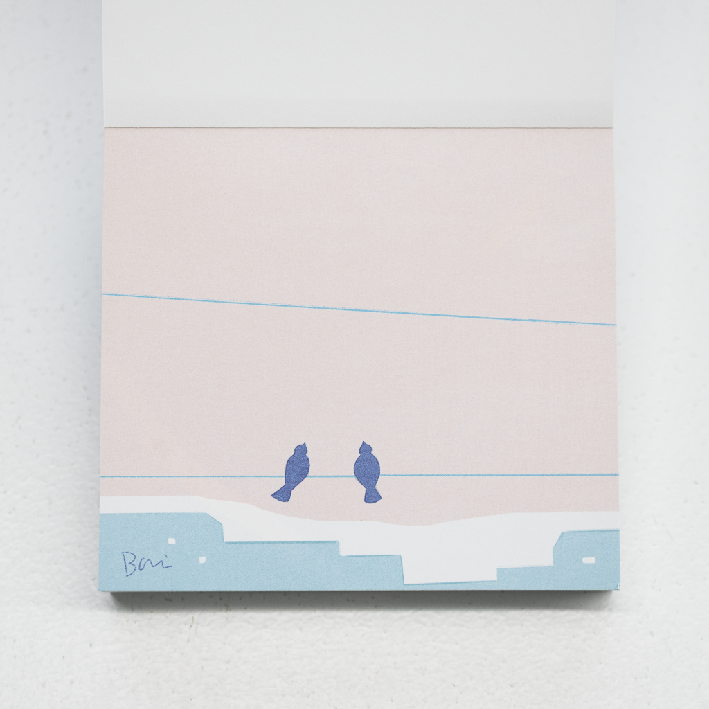 表現社 ブロックメモ 坂内拓「Bird」
