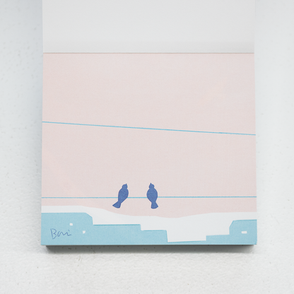 表現社 ブロックメモ 坂内拓「Bird」