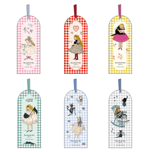 くらはしれい クリアブックマーカー (リボン付き)