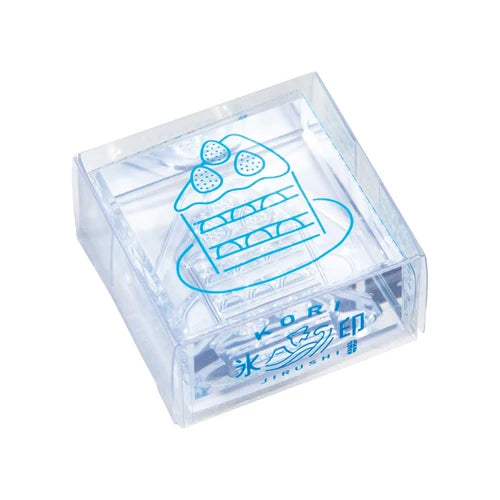 透明スタンプ 氷印 大