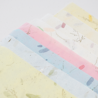 ドライフラワー和紙