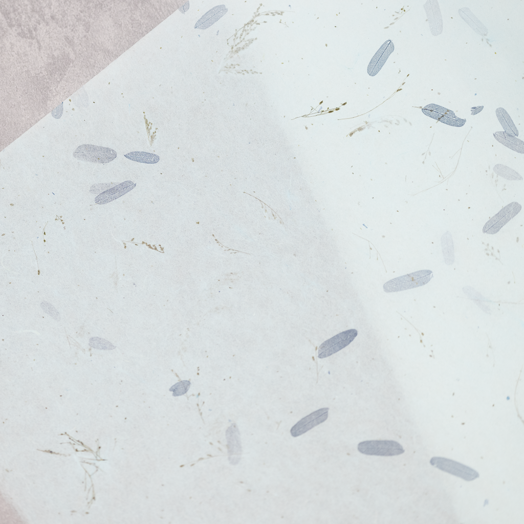 ドライフラワー和紙