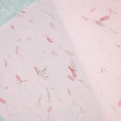 ドライフラワー和紙