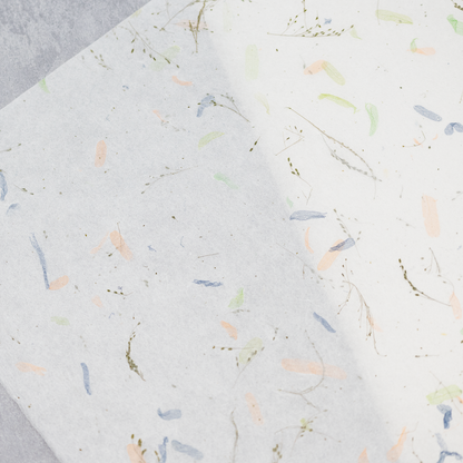 ドライフラワー和紙