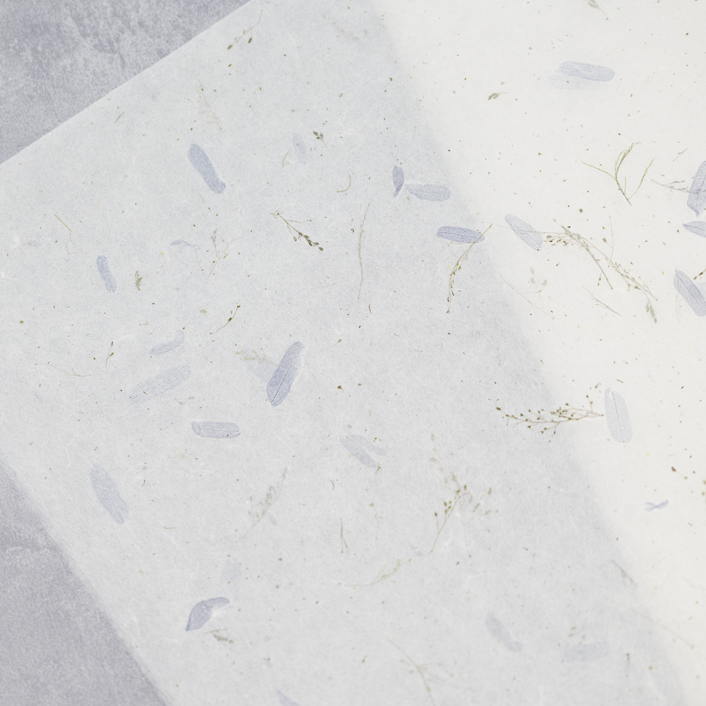 ドライフラワー和紙