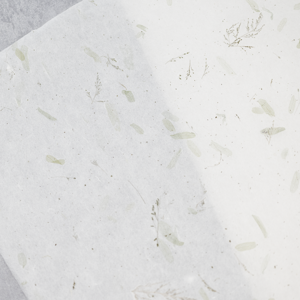 ドライフラワー和紙