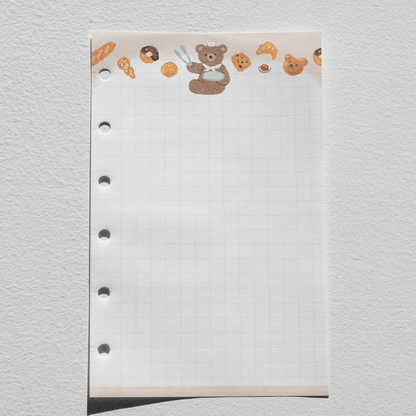 fufufu手帳 リフィル M6 くまのパン屋