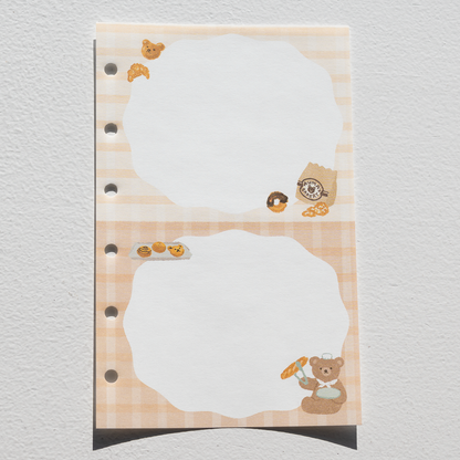 fufufu手帳 リフィル M6 くまのパン屋