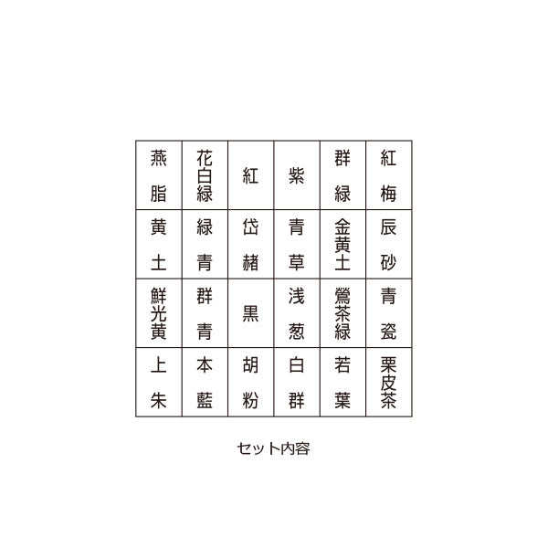 吉祥 顔彩 セット 上製
