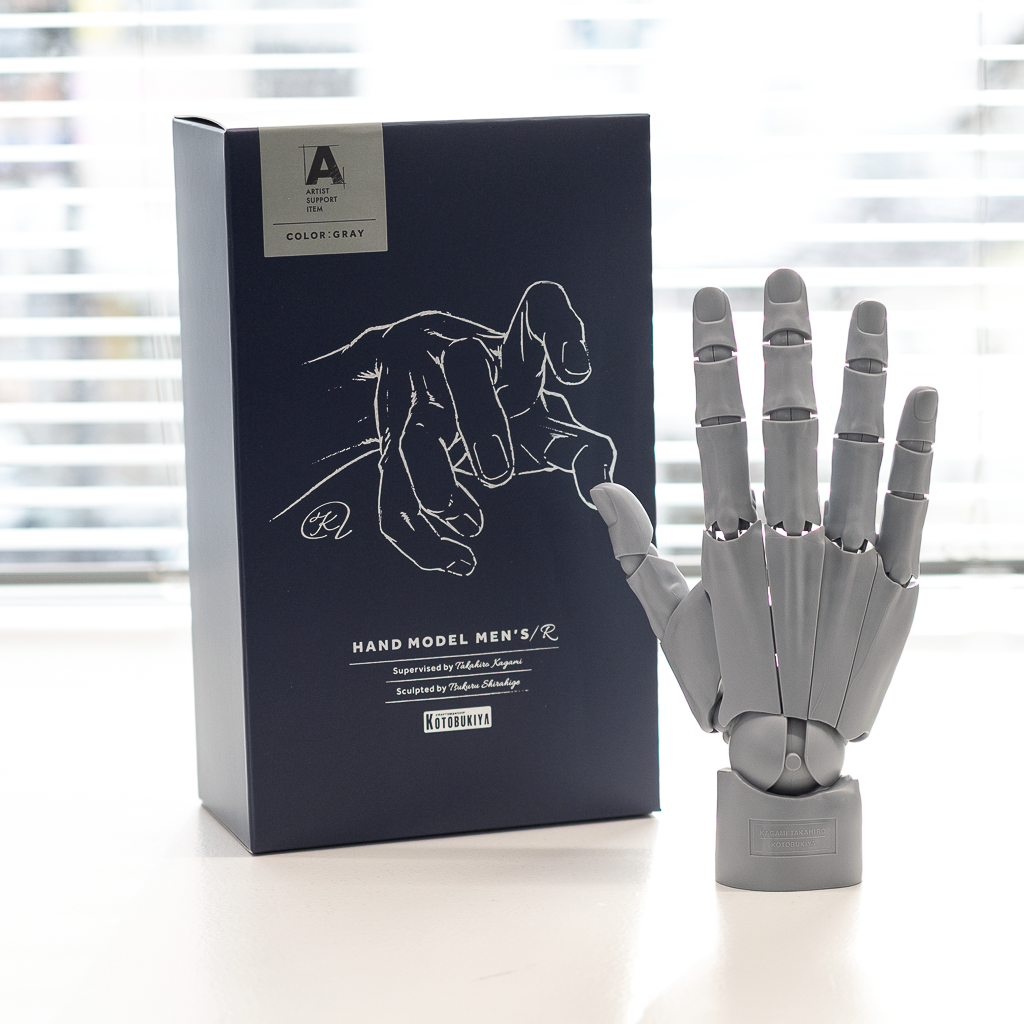 KOTOBUKIYA ハンドモデル MEN'S グレー 【右手】
