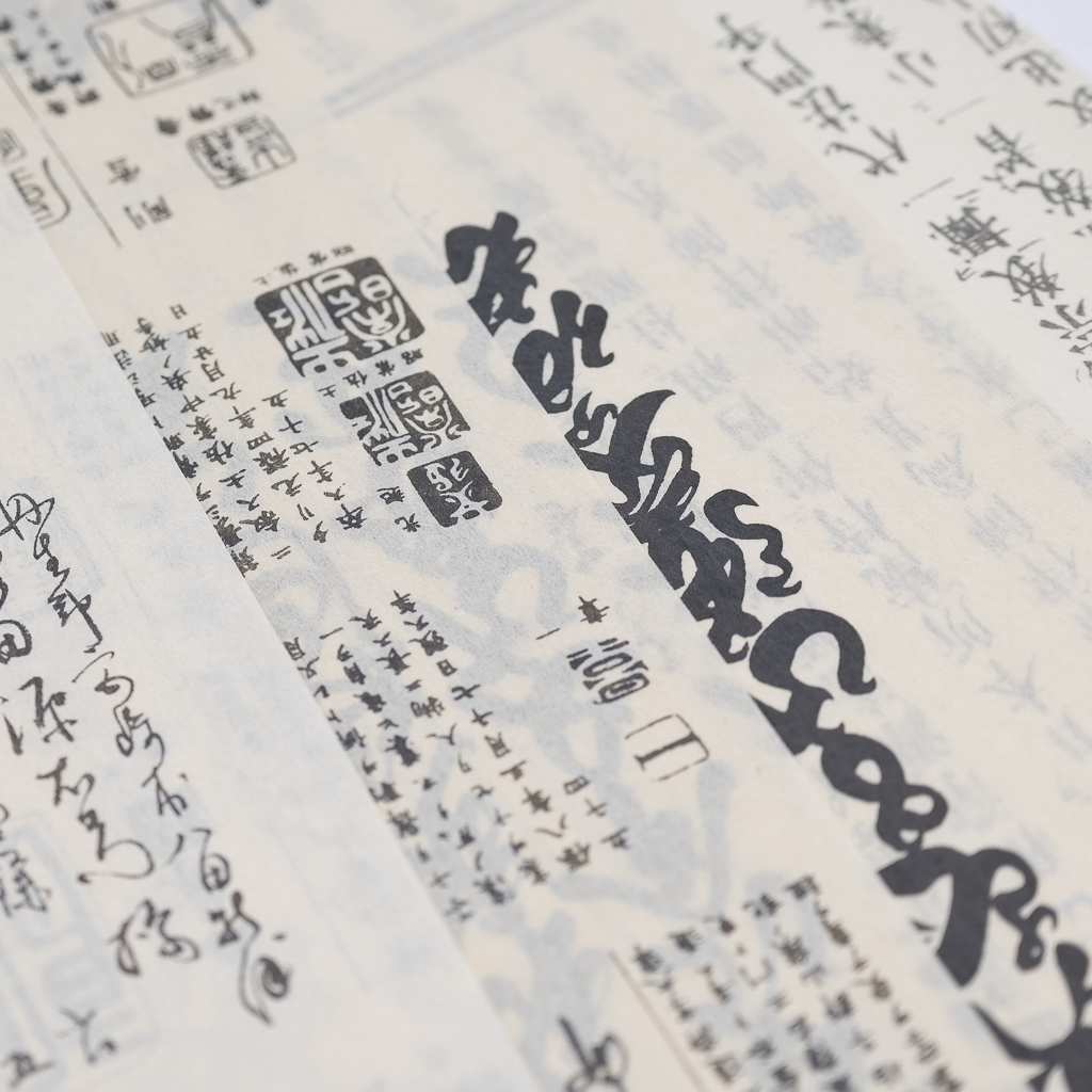 漢字和紙-生成り-