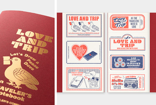 【限定】トラベラーズノート リフィル LOVE AND TRIP レギュラーサイズ