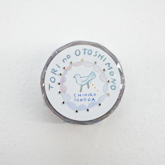 箔押しマステ CHIHIRO SONODA「TORI no OTOSHIMONO」