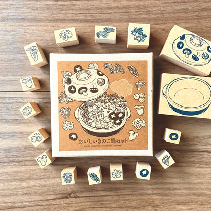 nocco スタンプ きのこ鍋セット