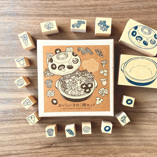 nocco スタンプ きのこ鍋セット
