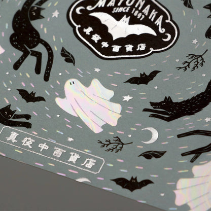 オビワン×ROKKAKU レトロ郵便 箔押しポストカード