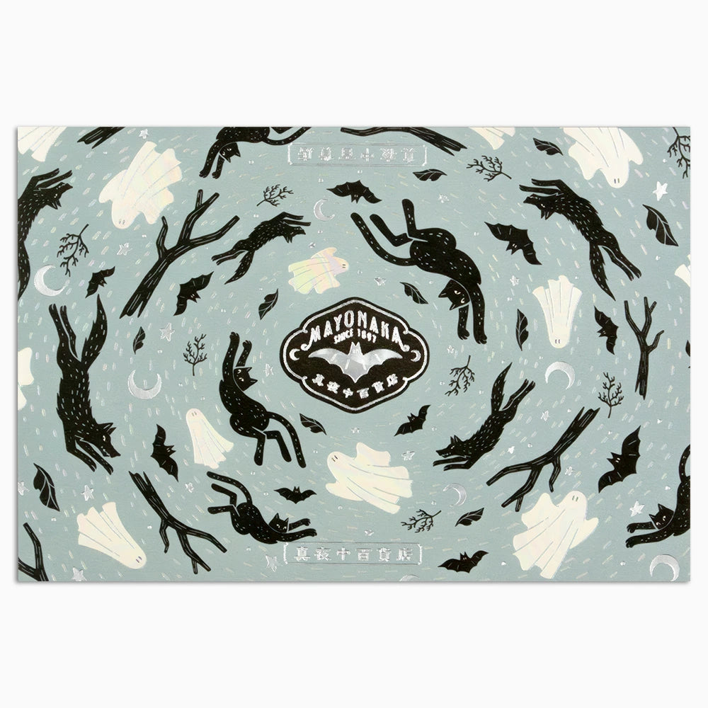 オビワン×ROKKAKU レトロ郵便 箔押しポストカード