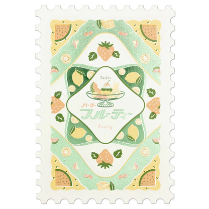 オビワン×ROKKAKU レトロ郵便 切手型ポストカード