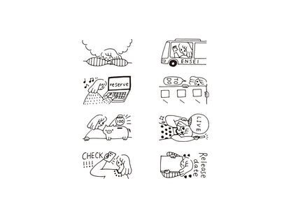 スタンプ回転印　ダイヤル