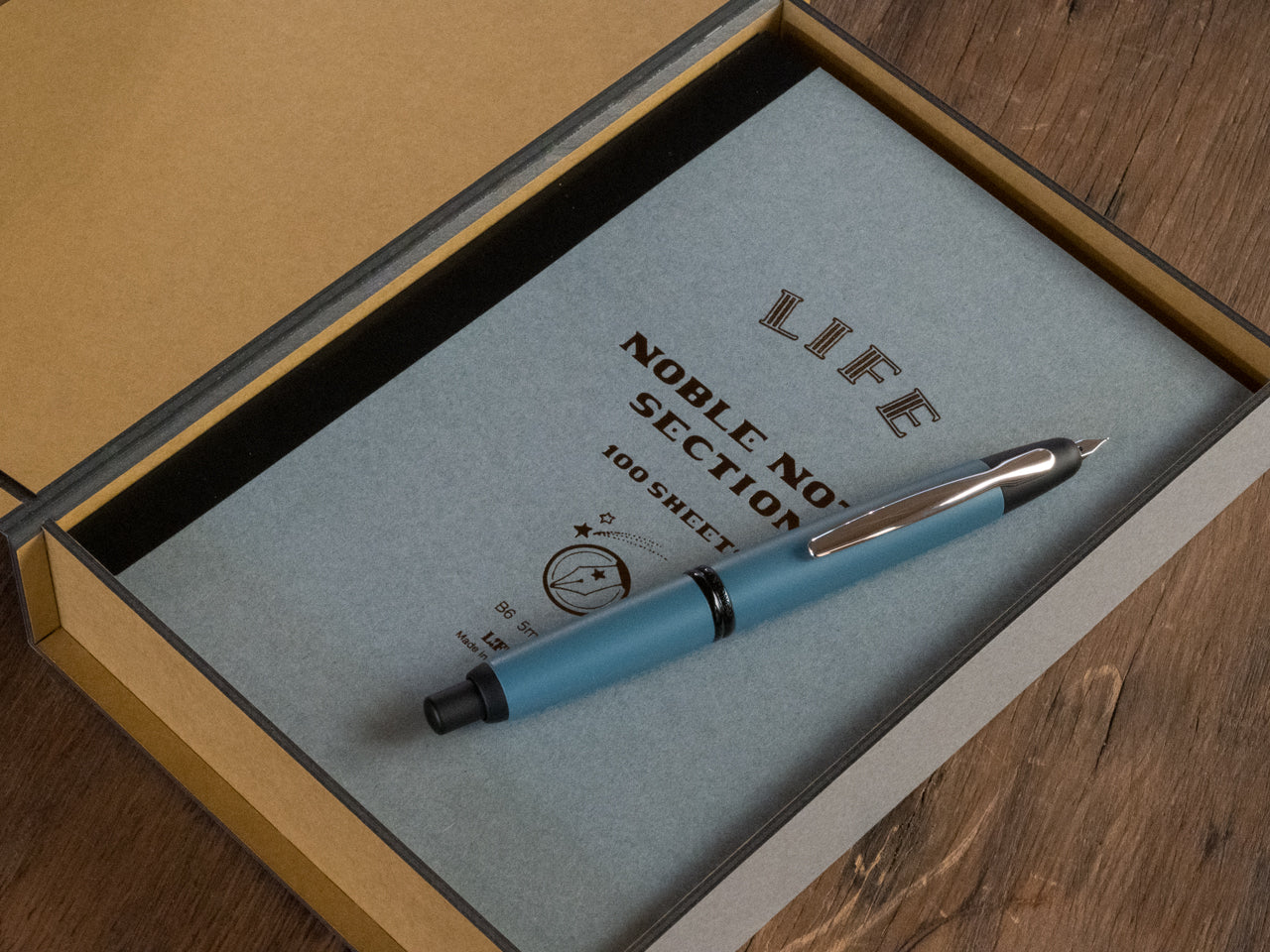 ノーブルノートPentonote Blue Capless × Noble Note限定セット