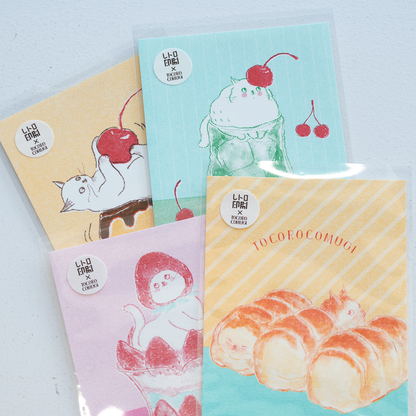 トコロコムギ レトロ印刷 ポストカード