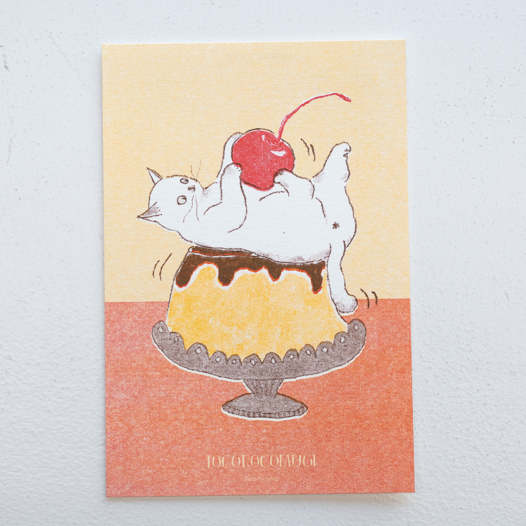 トコロコムギ レトロ印刷 ポストカード