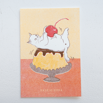 トコロコムギ レトロ印刷 ポストカード